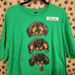 Dachshund Tshirt - See No Evil